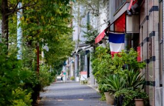 代々木上原の街並み